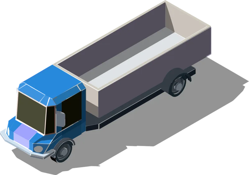 Truck Transport Semi trailer truck Stickdatei – Fahrzeuge
