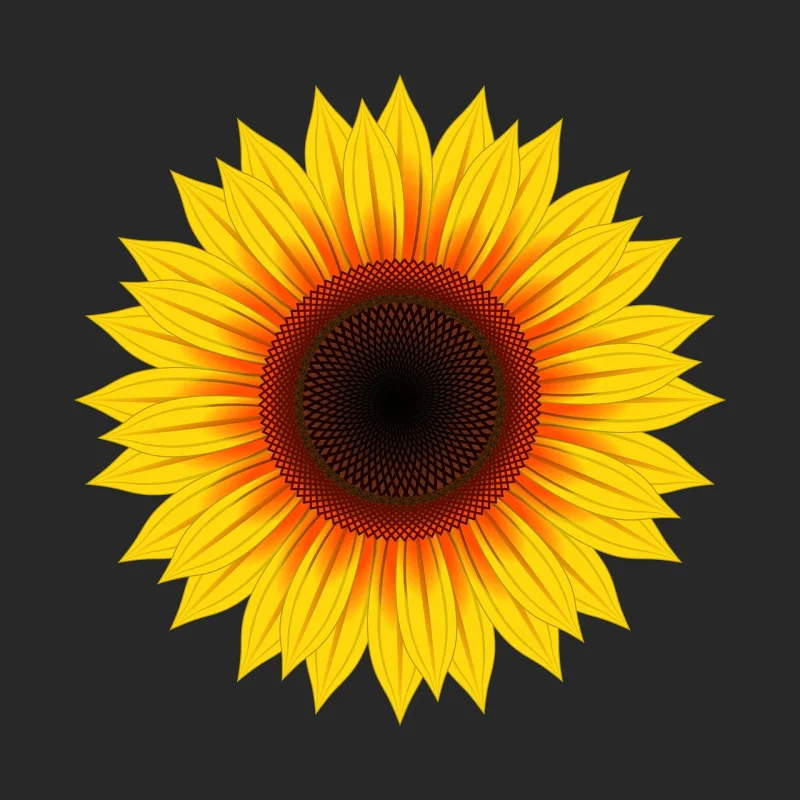 Sunflower Flower background Flower wallpaper Stickdatei – Blumen