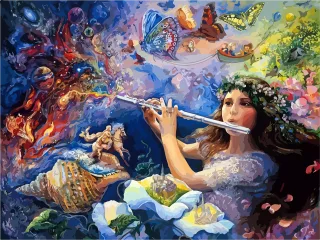 Fantasy Wonderland Painting Stickdatei