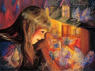 Fantasy Wonderland Painting Stickdatei