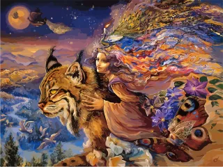 Fantasy Wonderland Painting Stickdatei