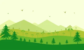 Mountains Sunset Landscape Stickdatei