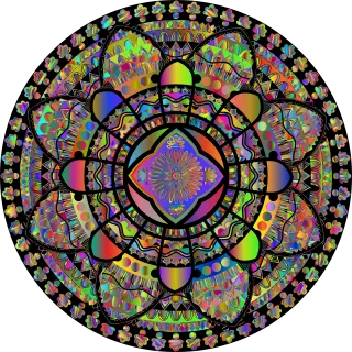 Mandala Flourish Abstract Stickdatei – Kinder
