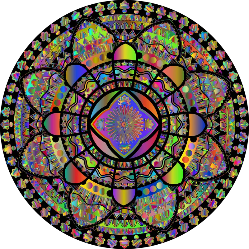 Mandala Flourish Abstract Stickdatei – Kinder