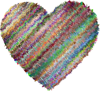 Heart Love Nature Stickdatei