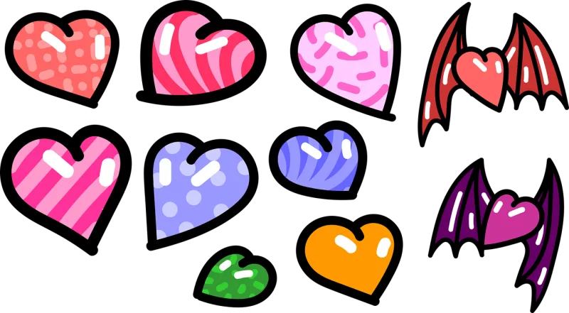 Hearts Love Design Stickdatei – Herzen & Liebe