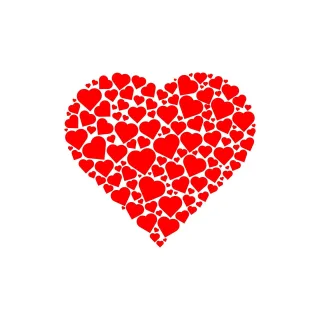 Hearts Love Symbol Stickdatei