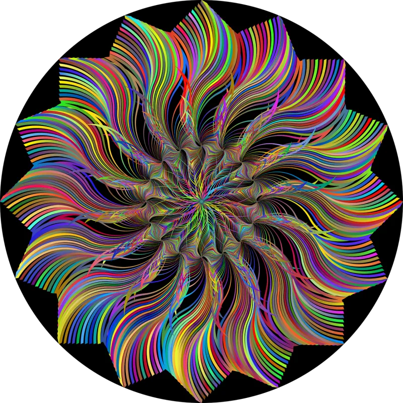 Mandala Flourish Abstract Stickdatei – Kinder