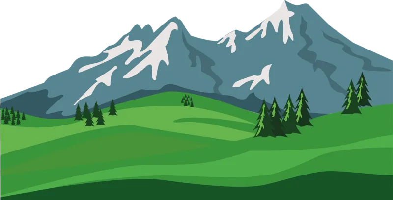 Mountain Peak Alps Stickdatei – Natur