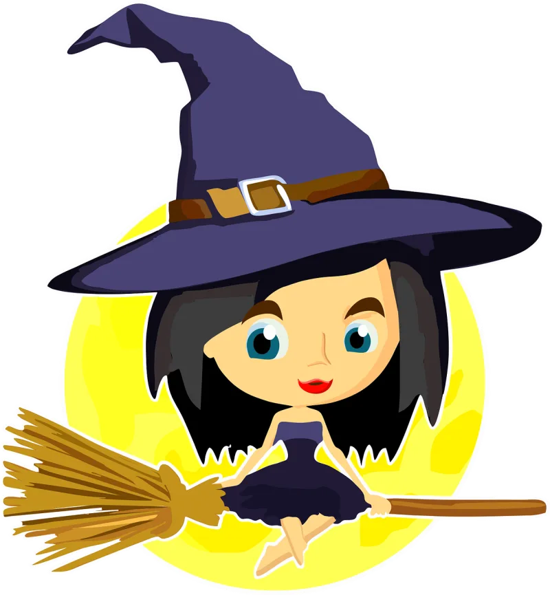 Witch Moon Vector Stickdatei – Natur