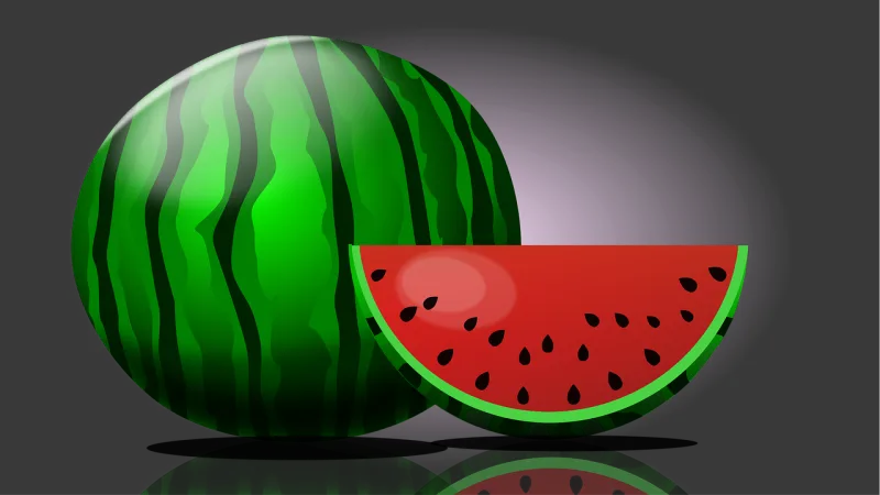 Watermelon Melon Fruit Stickdatei – Essen & Trinken