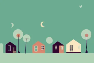 House Doodle Building Stickdatei