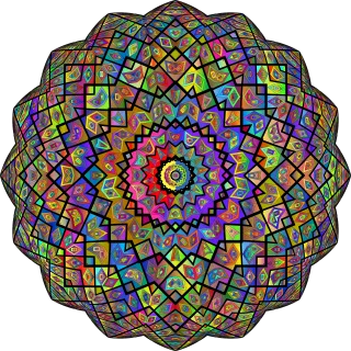 Mandala Nature Rosette Stickdatei
