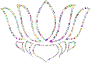 Lotus Flower Geometric Stickdatei