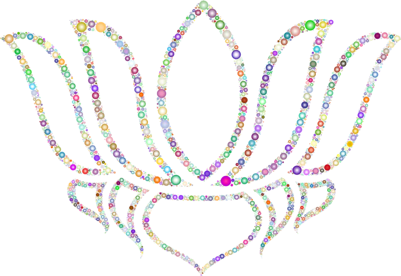 Lotus Flower Geometric Stickdatei – Blumen