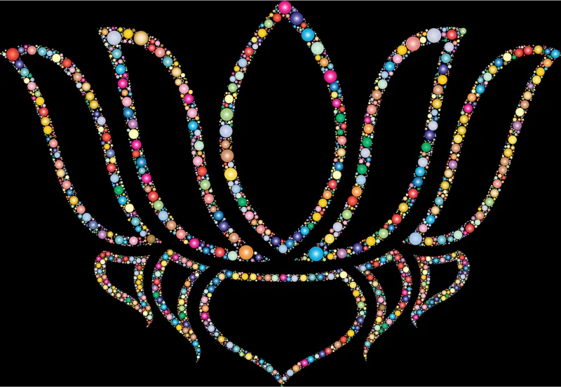 Lotus Nature Flower Stickdatei – Blumen