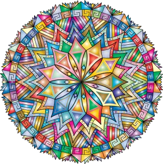 Mandala Pattern Background Stickdatei