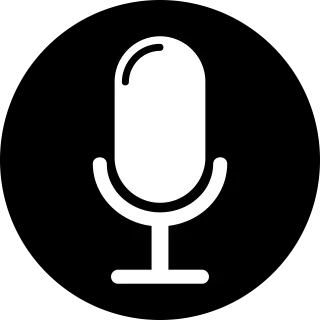 Microphone Podcast Icon Stickdatei