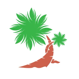 Palm trees Tropical trees Trees Stickdatei