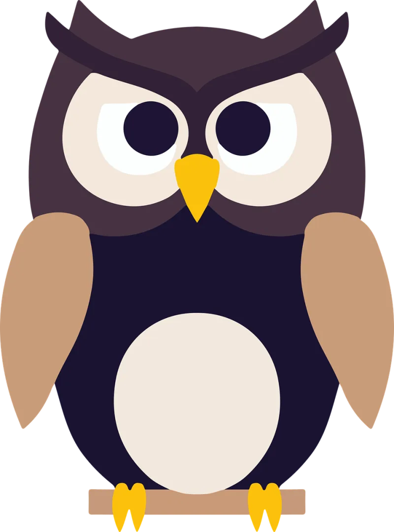 Owl Bird Nature Stickdatei – Tiere
