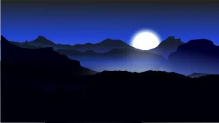 Night Moon Sky Stickdatei
