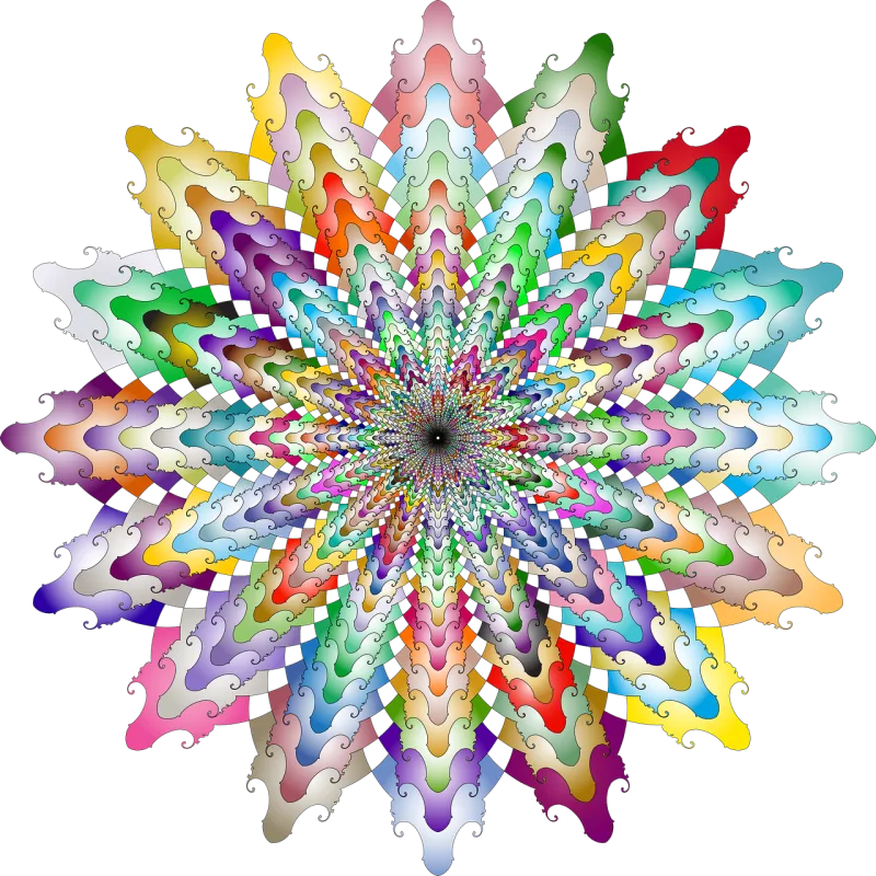 Mandala Flourish Geometric Stickdatei – Kinder