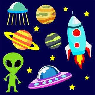 Space Galaxy Pictures Stickdatei