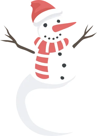 Snowman Christmas Nature Stickdatei