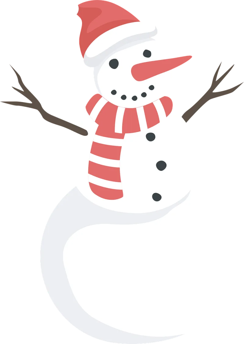 Snowman Christmas Nature Stickdatei – Weihnachten