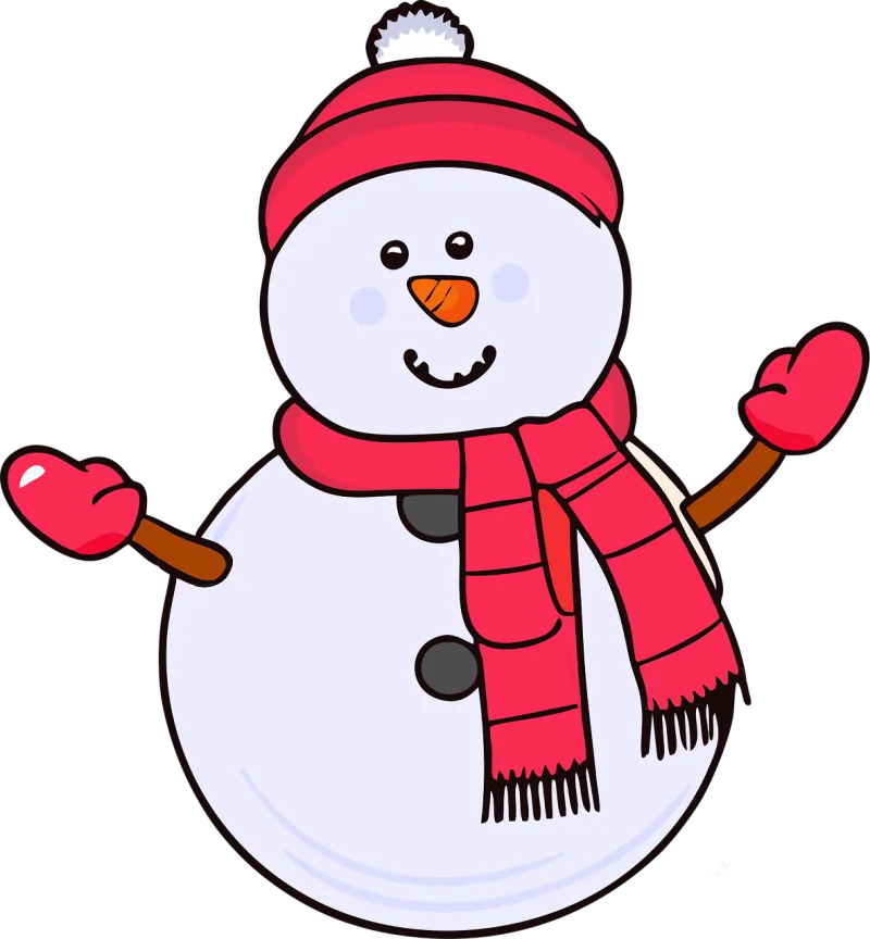 Snowman Snow Scarf Stickdatei – Weihnachten