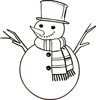 Snowman Scarf Snowballs Stickdatei – Weihnachten