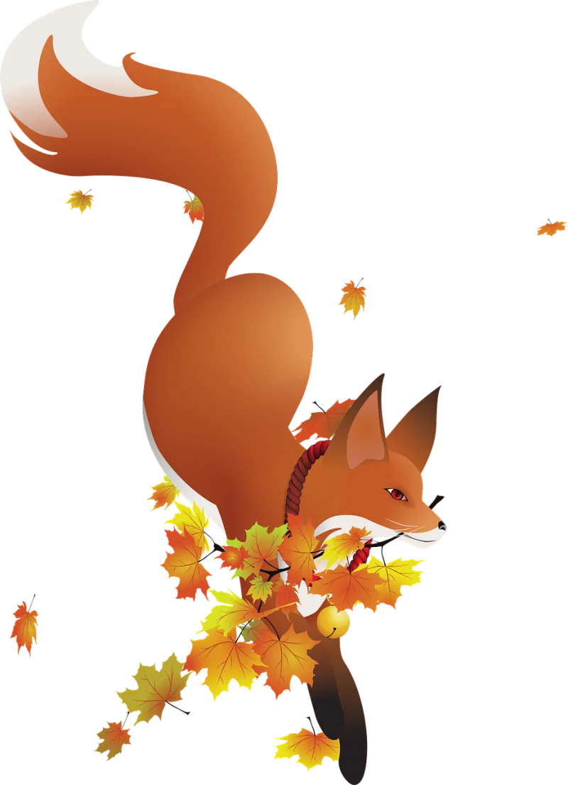 Branch Fox Foliage Stickdatei – Weihnachten