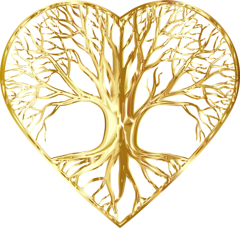 Tree Heart Love Stickdatei – Herzen & Liebe