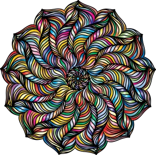 Mandala Rosette Geometric Stickdatei