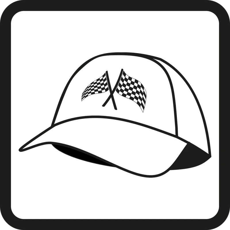 Cap Baseball cap Grand prix Stickdatei – Sport