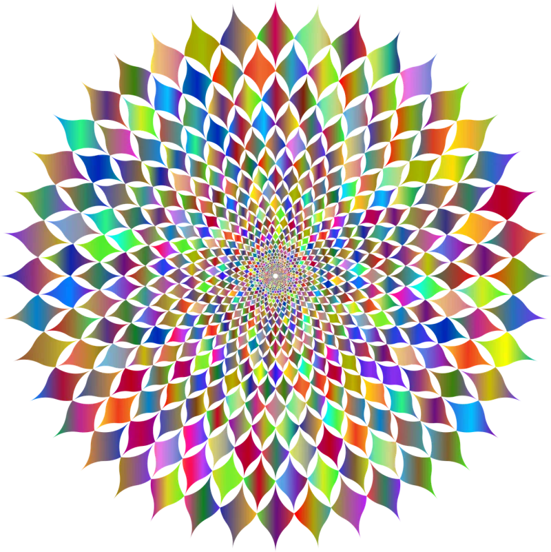 Mandala Vortex Geometric Stickdatei – Kinder