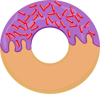 Donut Sweet Dessert Stickdatei