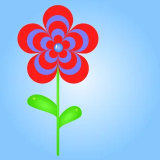 Flower To flourish Floral card Stickdatei