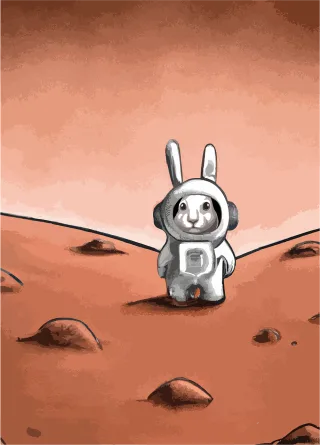 Mars Space Planet Stickdatei