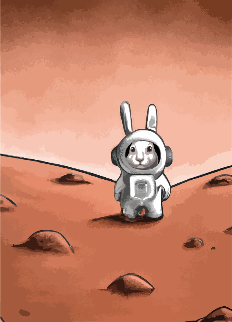 Mars Space Planet Stickdatei – Tiere
