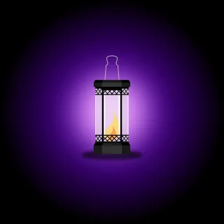 Lantern Light Fire Stickdatei
