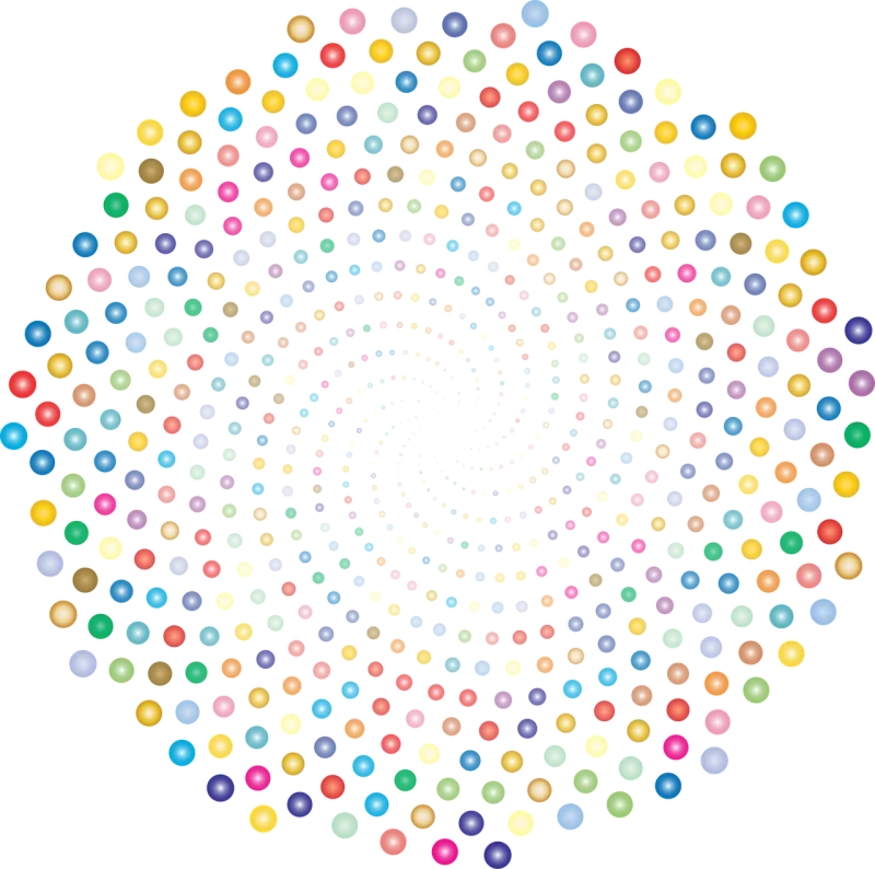 Vortex Spiral Geometric Stickdatei – Kinder