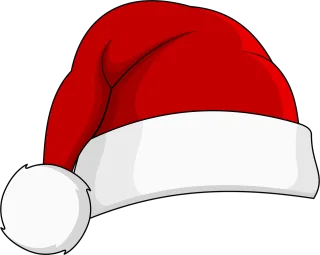 Santa hat Christmas Red Stickdatei