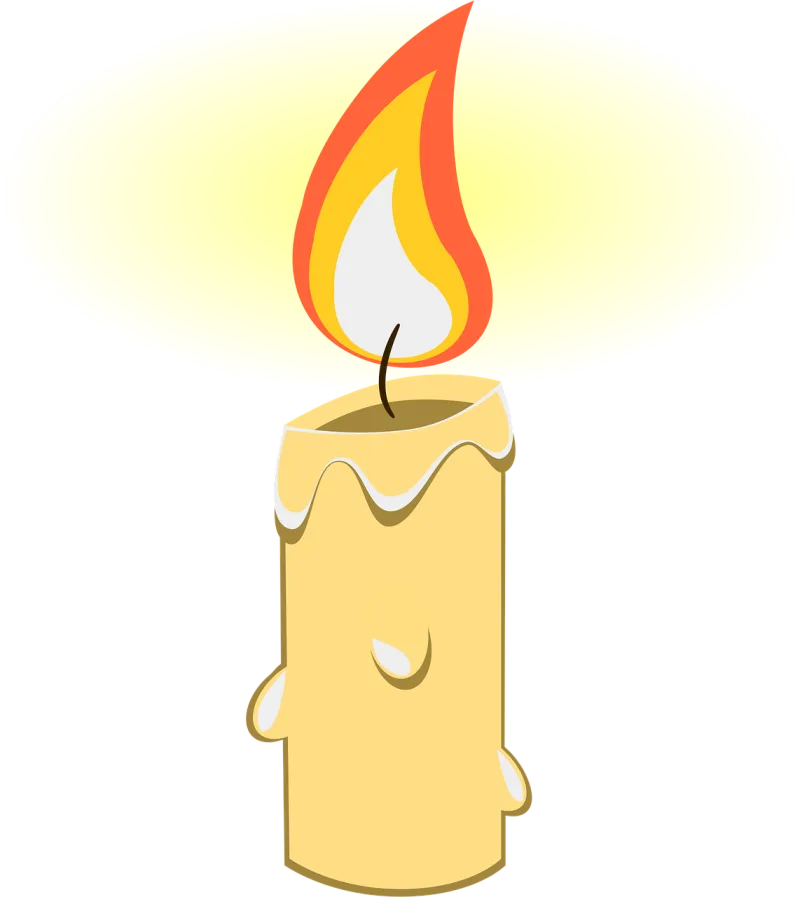 Candle Christmas Cartoon Stickdatei – Weihnachten