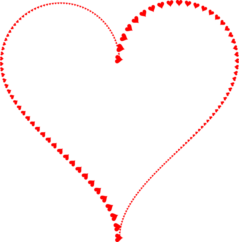 Heart Love Frame Stickdatei – Herzen & Liebe