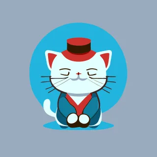 Cat Animal Hat Stickdatei