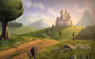 Nature Landscape Countryside Stickdatei