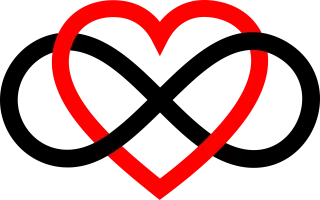 Heart Infinity Linked Stickdatei