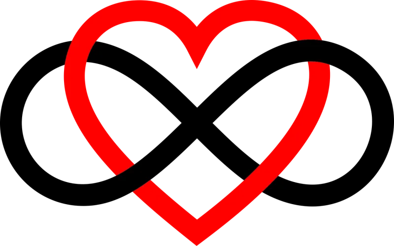 Heart Infinity Linked Stickdatei – Herzen & Liebe