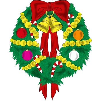 Christmas Garland Snow Stickdatei